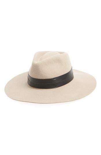 Women's Sole Society Wide Brim Hat - Brown