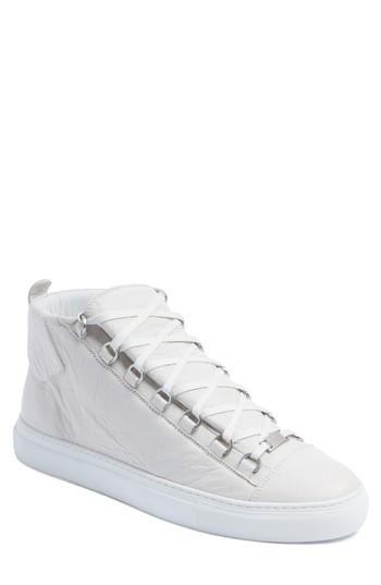 Men's Balenciaga Arena High Sneaker Us / 44eu - White