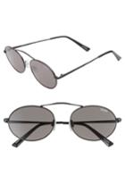 Women's Quay Australia X Finders Keepers Final Stand 53mm Round Sunglasses - Black/ Smoke