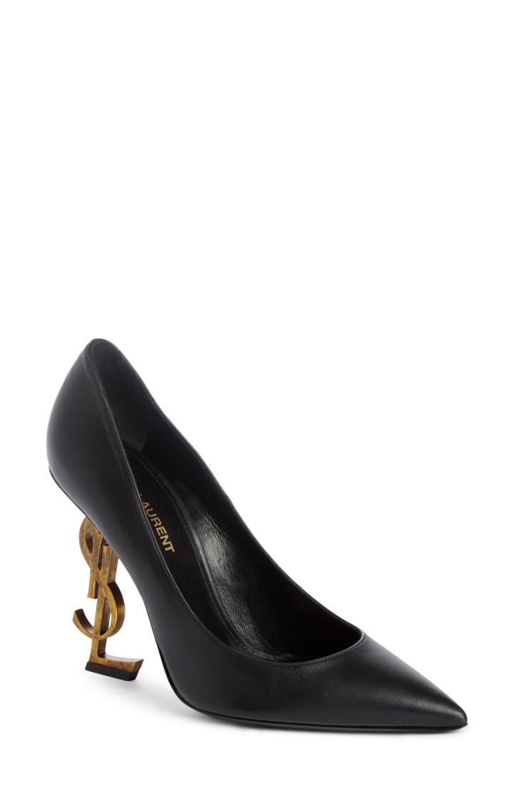 Women's Saint Laurent Opium Ysl Pump Us / 39eu - Black