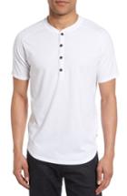 Men's Good Man Brand Short Sleeve Henley, Size - White
