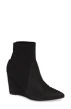 Women's Cecelia Renata Pointy Toe Sock Bootie M - Black