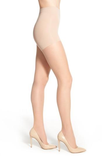 Women's Item M6 'invisible' Pantyhose, Size L-l2 - Beige