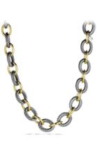 Women's David Yurman 'oval' Extra-large Link Necklace With Gold