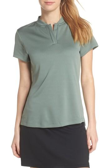 Women's Nike Dry Gold Polo - Green