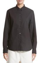 Women's Sofie D'hoore Cotton Poplin Blouse Us / 40 Fr - Black