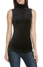 Women's Theory Slim Velour Knit Tank, Size - Burgundy