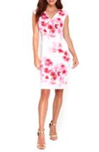 Women's Wallis Floral Scuba Knit Sheath Dress Us / 8 Uk - Ivory