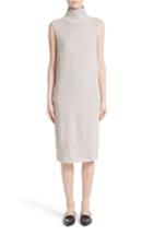 Women's Lafayette 148 New York Vanise Merino Wool & Cashmere Sweater Dress, Size - Beige