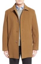 Men's Cole Haan Italian Wool Blend Overcoat, Size - Beige