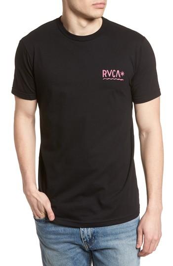 Men's Rvca Squiggle T-shirt - Black