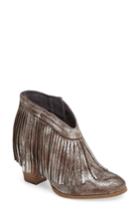Women's Ariat Unbridled Layla Fringed Bootie .5 M - Metallic