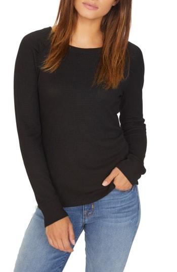 Women's Sanctuary Kenzie Thermal Pullover - Black