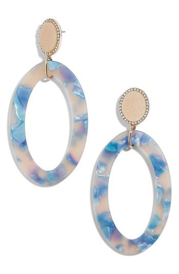 Women's Baublebar Triana Drusy & Oval Drop Earrings