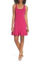 Women's Chelsea28 Ruffle Hem Dress (similar To 12w) - Pink