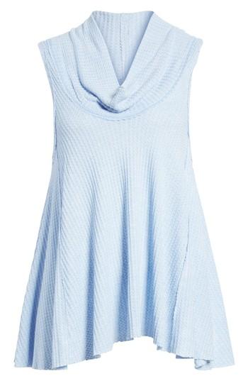 Women's Free People Swing It Cowl Tank - Blue