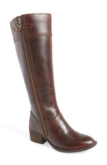 Women's B?rn Poly Riding Boot Regular Calf M - Brown