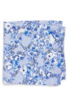 Men's Eton Floral Tile Silk Pocket Square