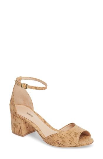 Women's Schutz Roama Block Heel Sandal M - Beige