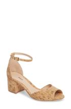 Women's Schutz Roama Block Heel Sandal M - Beige