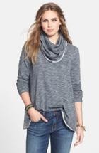 Women's Free People 'beach Cocoon' Cowl Neck Pullover - Black