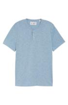 Men's Original Penguin Bing Short Sleeve Henley Shirt - Blue