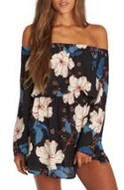 Women's Billabong Marked For More Off The Shoulder Dress - Black