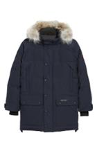 Men's Canada Goose Emory Slim Fit Genuine Coyote Fur Trim Parka - Grey