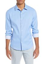 Men's Bonobos Slim Fit Dot Tech Sport Shirt R - Red