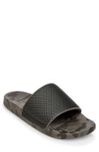 Men's Steve Madden Seabees Textured Slide Sandal M - Grey