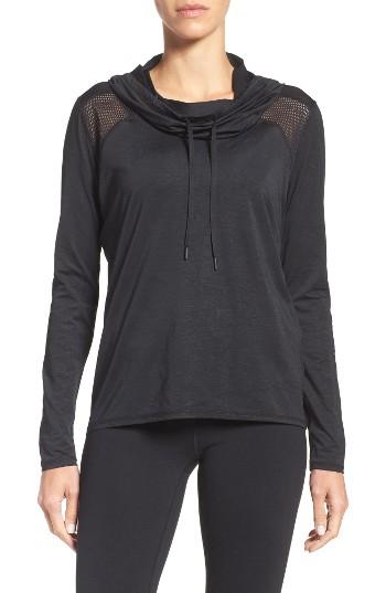 Women's Zella Adventure Hooded Pullover, Size - Black
