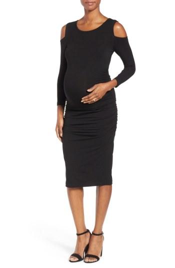 Women's Isabella Oliver Carrfield Cold Shoulder Maternity Dress