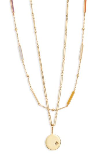Women's Madewell Spark Pendant Necklace Set