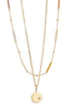 Women's Madewell Spark Pendant Necklace Set