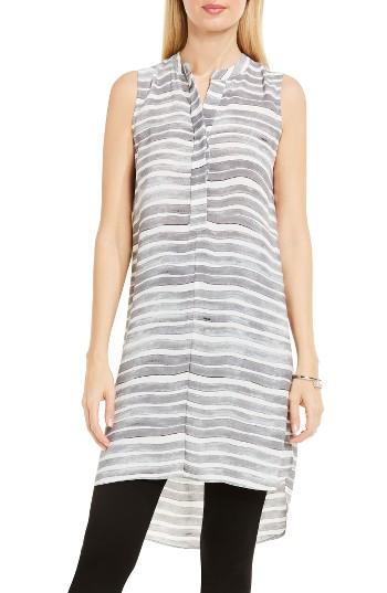 Women's Vince Camuto Stripe Henley Tunic