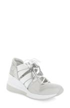 Women's Michael Michael Kors Beckett Sneaker .5 M - Metallic