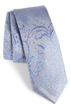 Men's Calibrate Hawkins Botanical Silk Tie, Size - Grey