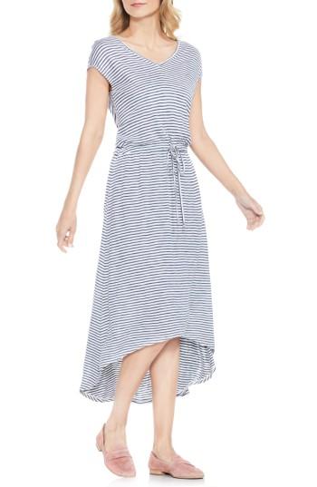 Women's Two By Vince Camuto Charter Stripe V-neck Jersey Dress - Blue