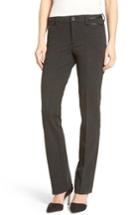 Women's Nydj Marilyn Straight Leg Ponte Pants - Grey