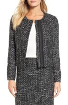 Women's Emerson Rose Bell Cuff Tweed Suit Jacket - Black