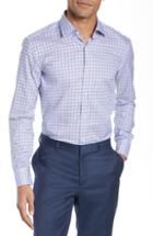 Men's Boss Jenno Slim Fit Plaid Dress Shirt - Pink