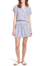 Women's Valentino Lace Stripe Knit Dress