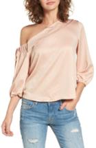 Women's Love, Fire One-shoulder Top - Pink