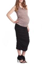Women's Lilac Clothing Ruched Maternity Tank