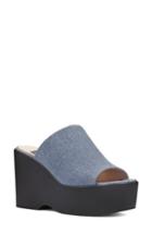 Women's Nine West Tomo Platform Sandal M - Blue