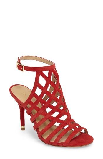Women's Michael Michael Kors Trinity Sandal .5 M - Red