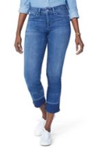 Women's Nydj Sheri Wide Release Hem Ankle Jeans - Blue