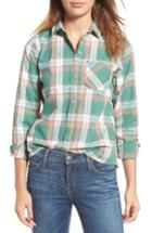 Women's Current/elliott The Slim Boy Shirt - Green