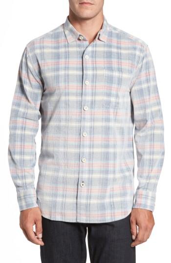 Men's Tommy Bahama Cordwalk Plaid Plaid Sport Shirt