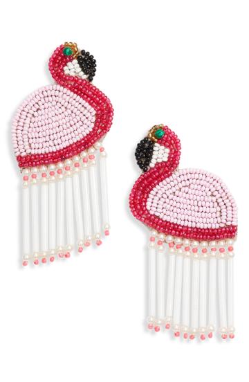 Women's Mad Jewels Flamingle Drop Earrings